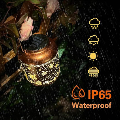 Sea Turtle Copper Solar Lantern