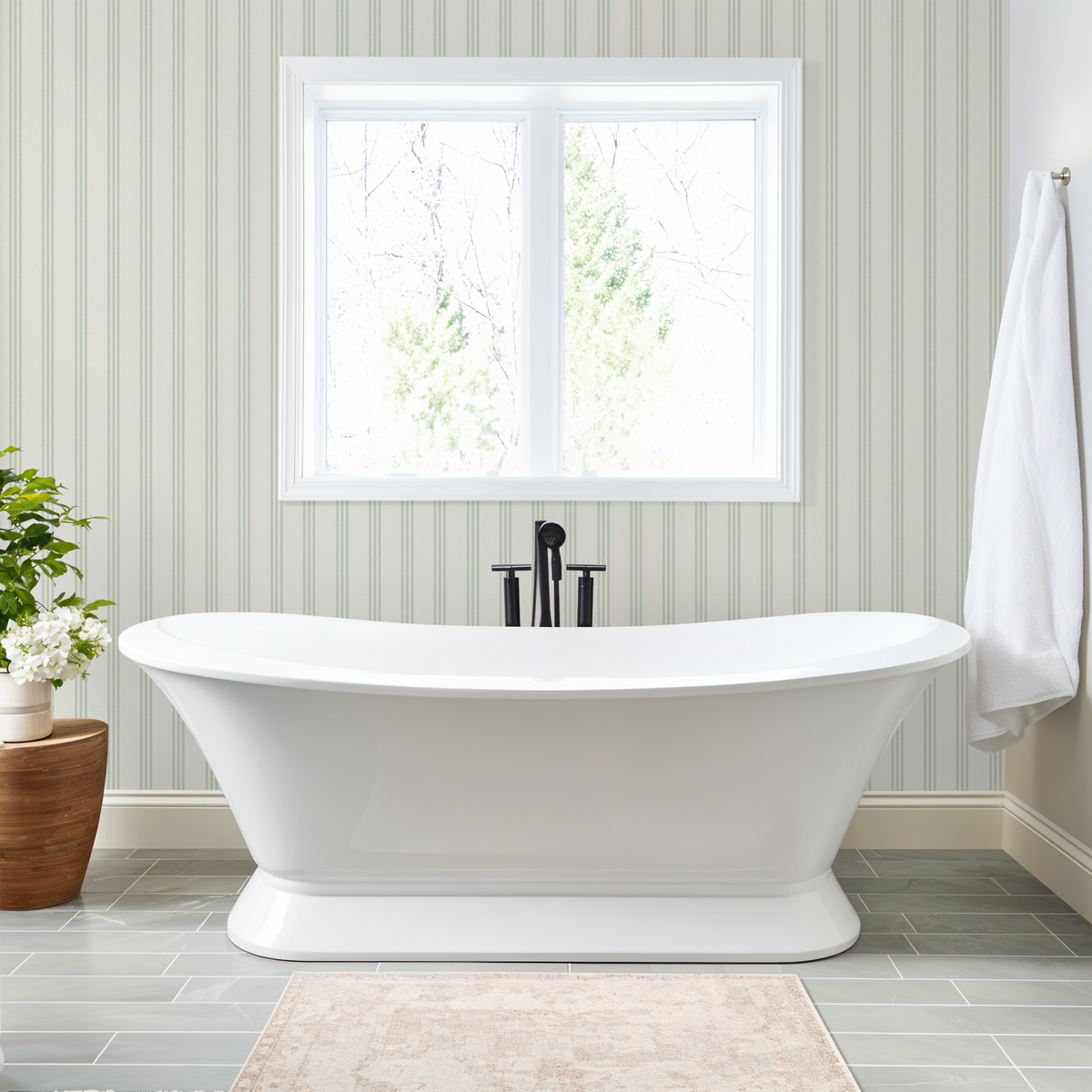 The Andrew Small (Light Green) Wallpaper