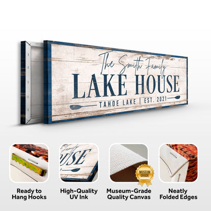Personalized Lake House Sign