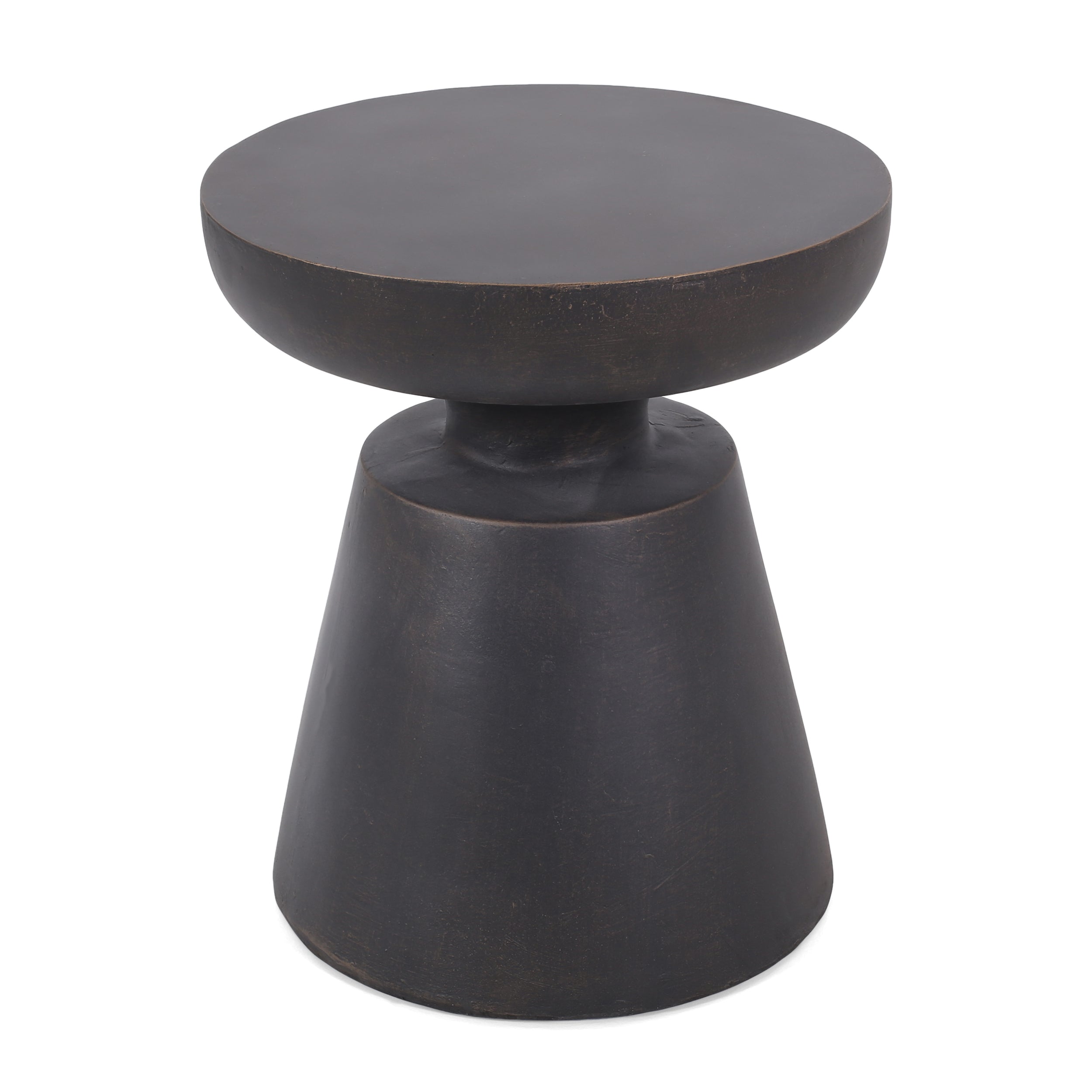 Indoor/Outdoor Lightweight Concrete End Table