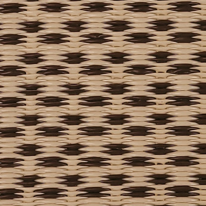 Basic Cream &amp; Brown Reversible Outdoor Mat