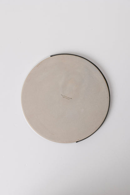 Dawson Dinner Plate - Matte Black/White - Set of 6