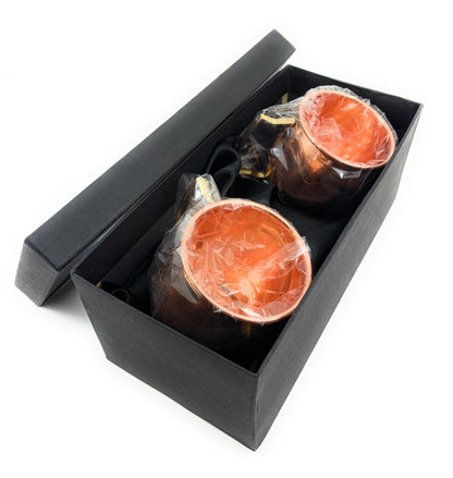 Handcrafted Copper Moscow Mule Mugs - Set of 4
