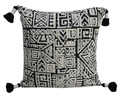 20" x 20" Aztec Throw Pillow with Tassels