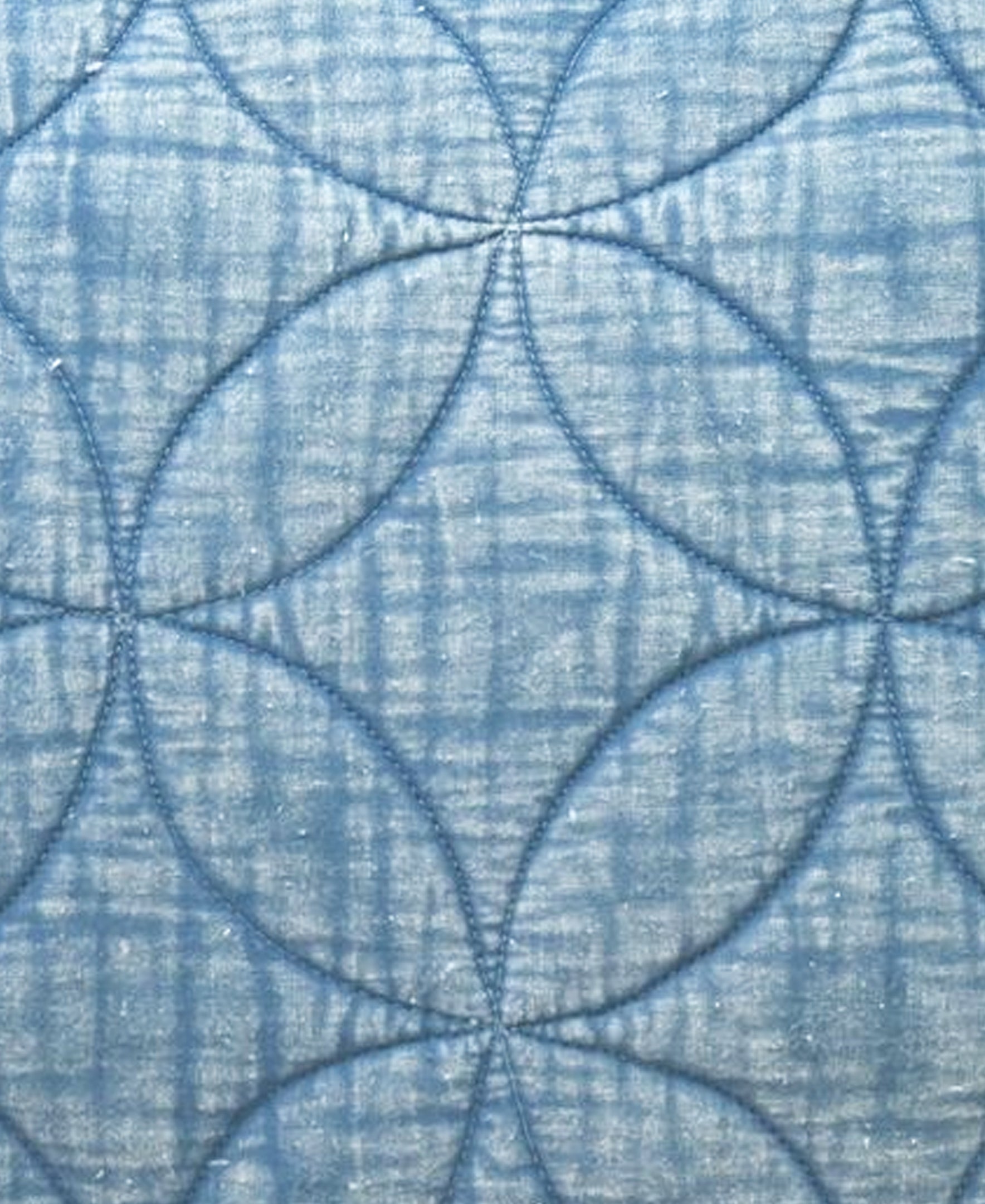 Skye Stonewashed Cotton Quilted Pillow - 14 x 20