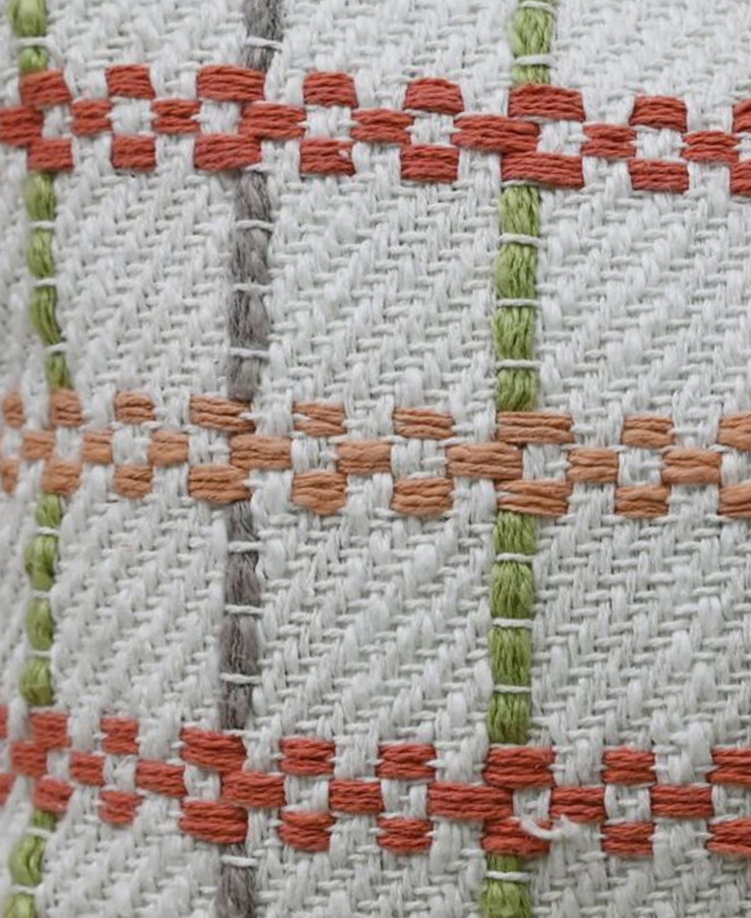 Emma Handwoven Plaid Pillow - 14 X 24