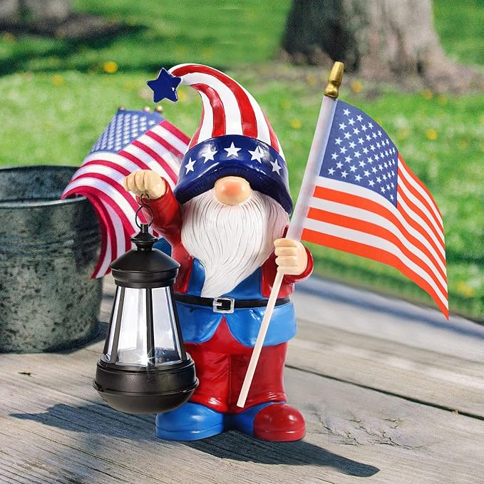 Patriotic Garden Gnome