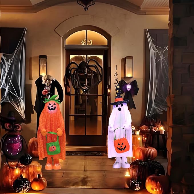 37" Light up Halloween Trick or Treater - Indoor/Outdoor