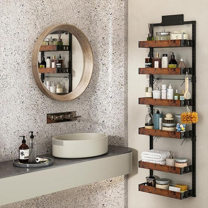 Over the Door Pantry Organizer -  6 Tiers