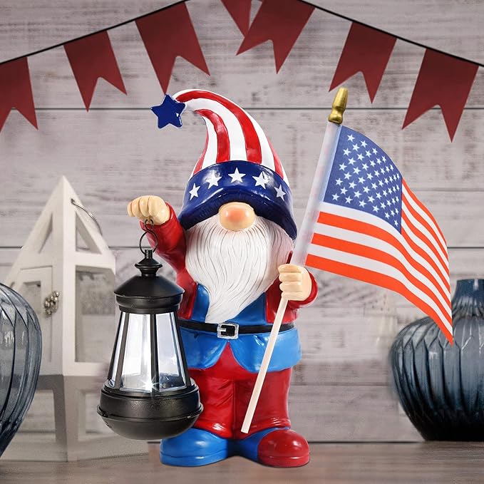 Patriotic Garden Gnome