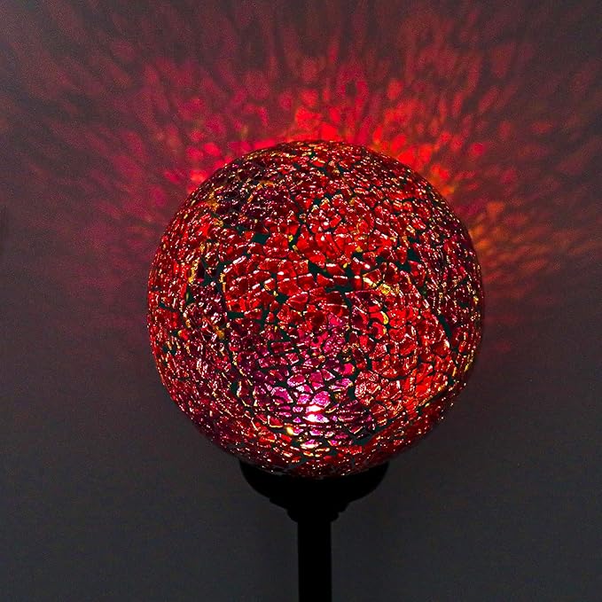 VCUTEKA Solar LED Mosaic Lights - 2 Pack