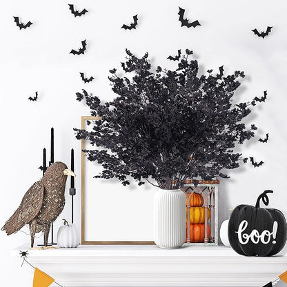 Black Babys Breath Artificial Stems - 15 Piece