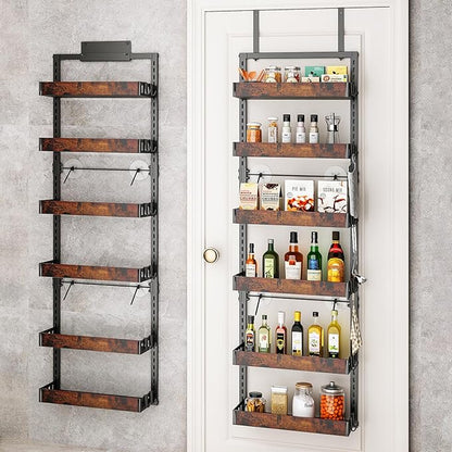 Over the Door Pantry Organizer -  6 Tiers