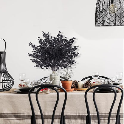 Black Babys Breath Artificial Stems - 15 Piece