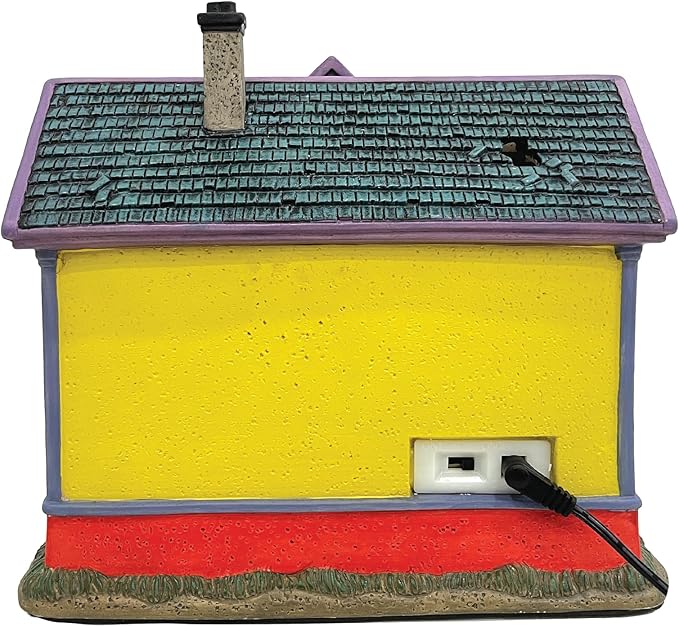 Halloween Village Clown House | Spooky Town Collection | Porcelain with Multi-Color LED