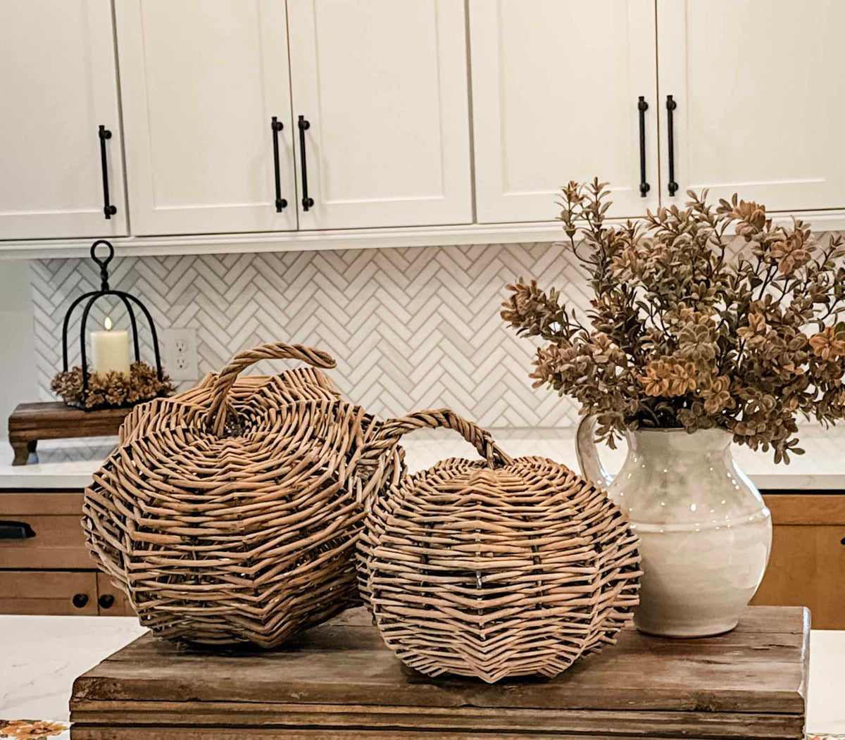 Fall Willow Pumpkin | 2 Sizes