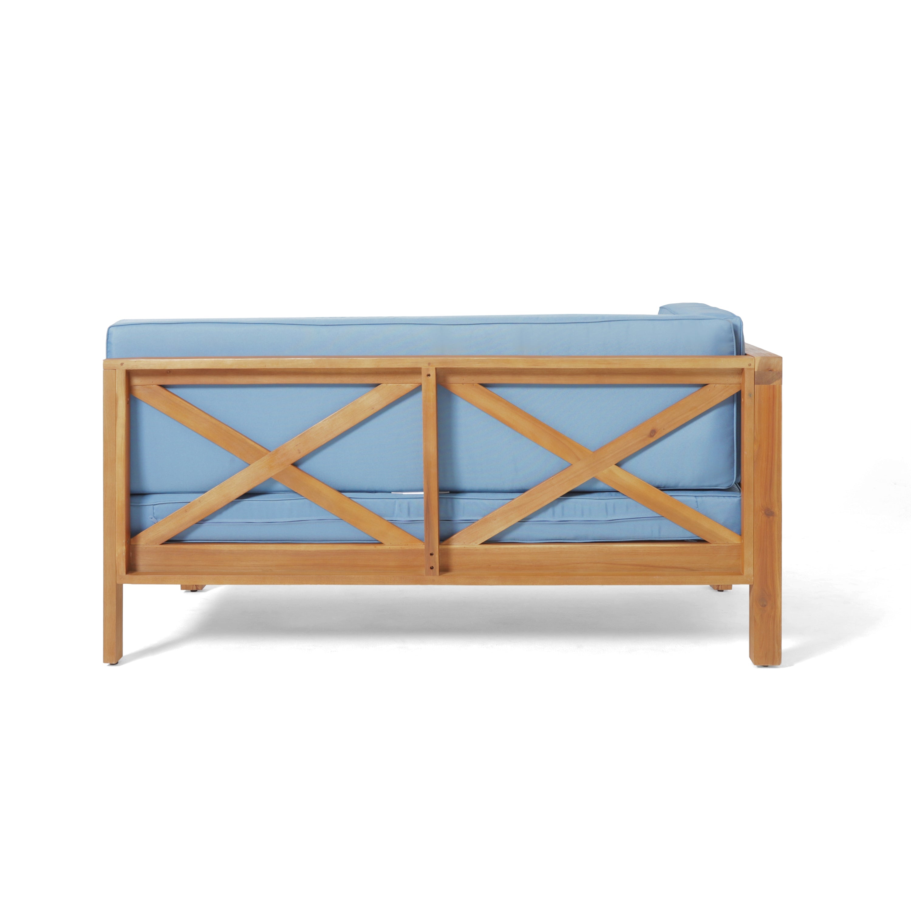 Brava 4-Piece Outdoor Modular Sofa Set in Ocean Blue