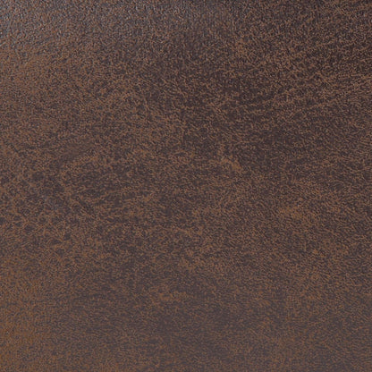 Owen Distressed Chestnut Brown Coffee Table Ottoman