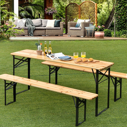 3 Pc Picnic Table/Bench Set