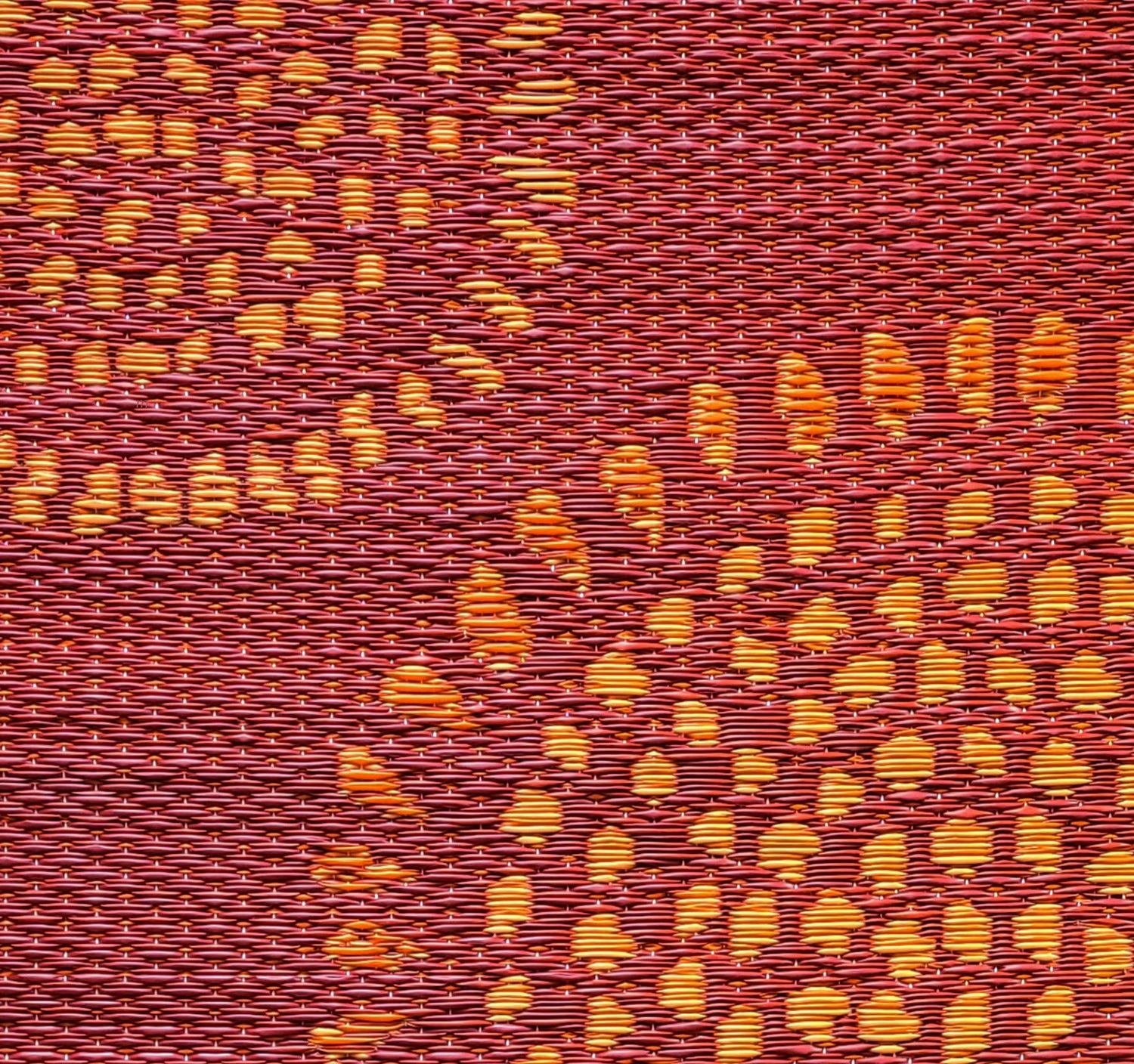 Molly Red/Orange Reversible Outdoor Mat