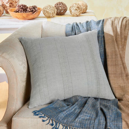 Handwoven 100% Cotton Throw Pillow with Insert