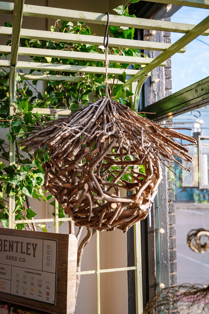 Rustic Hanging Tea Twig Birdhouse