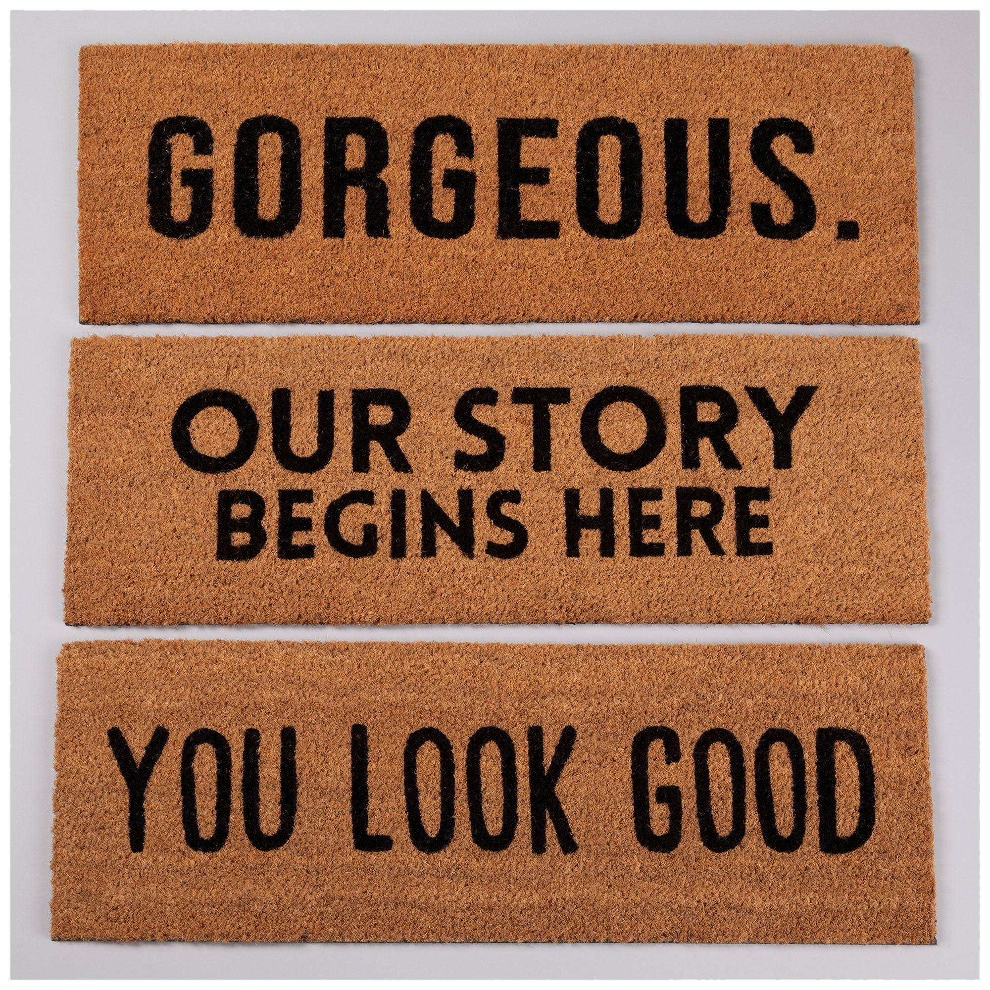Warm Welcome Coir Door Mats - 4 Styles