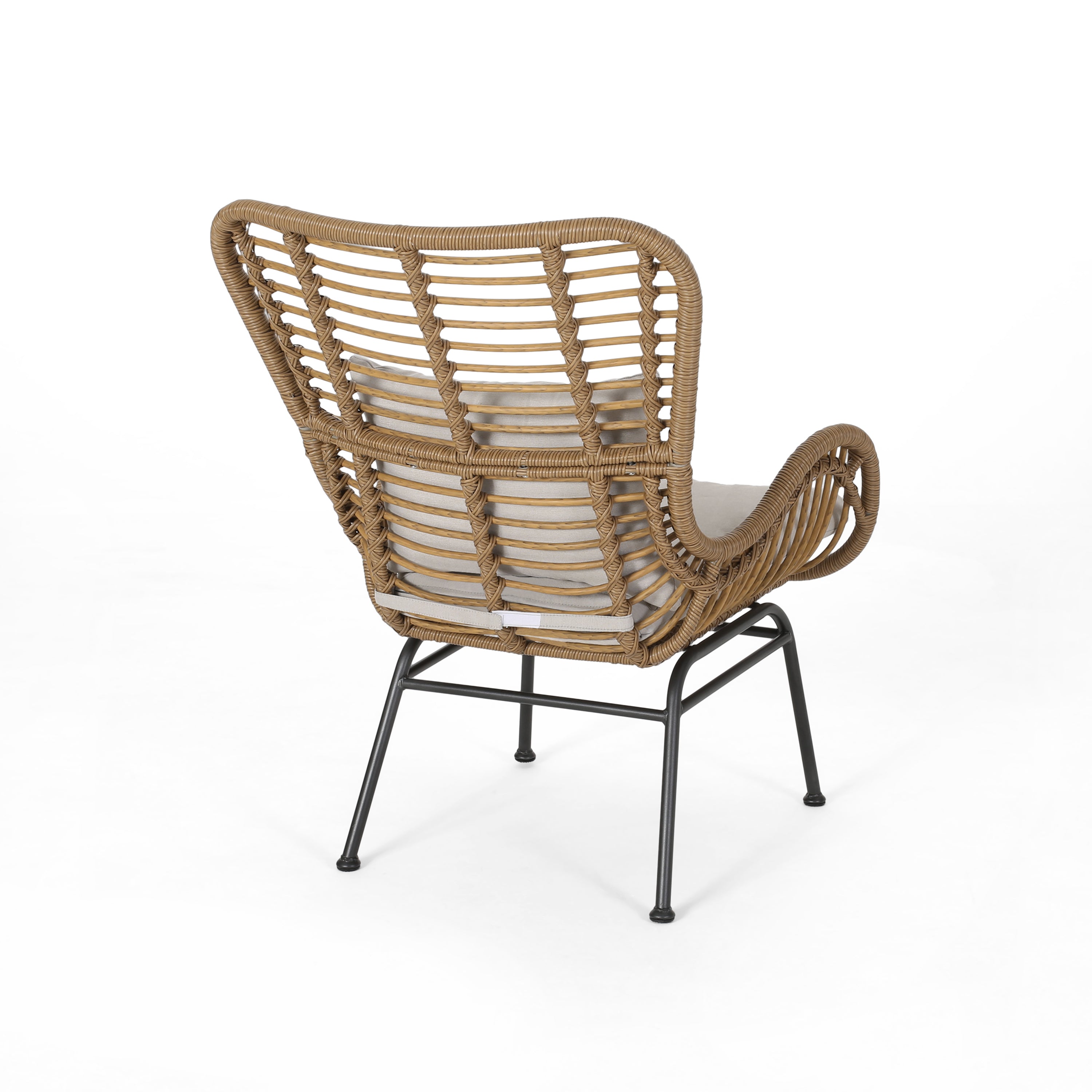 Outdoor Rattan Accent Chairs - set of 2