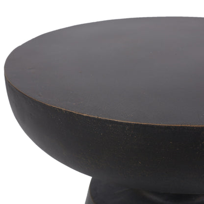 Indoor/Outdoor Lightweight Concrete End Table