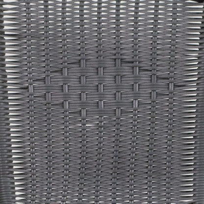 Set of 4 Modern Stackable Rattan Outdoor Dining Chairs