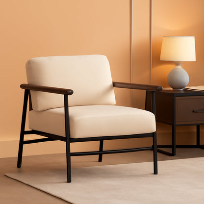 Contemporary Accent Chair in Linen