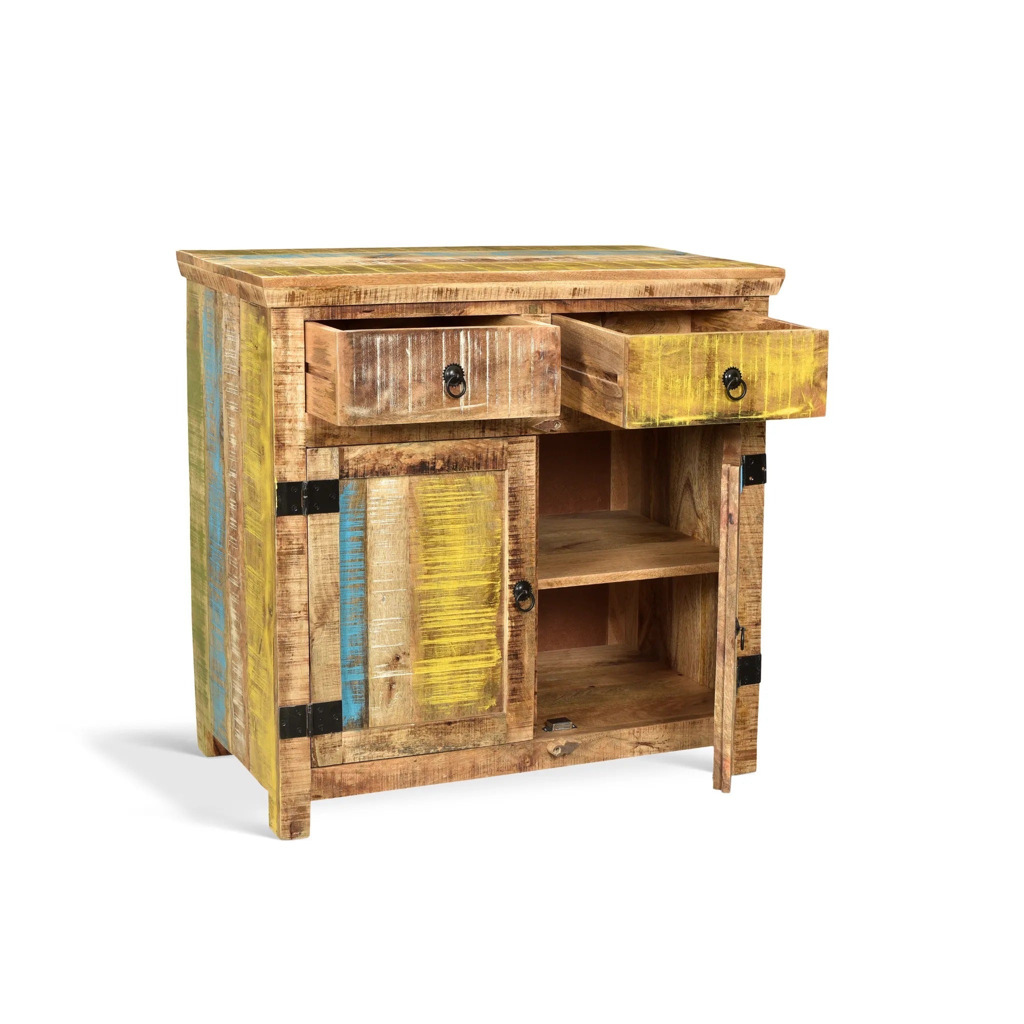 Suman Solid Mango Wood 2 Door Sideboard