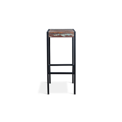 Quebec Reclaimed Wood Stool