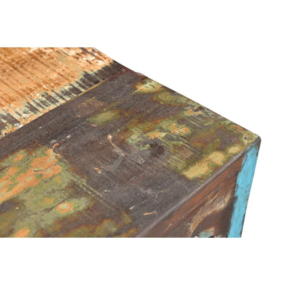 Reclaimed Wood Rustic Multicolor Chair - Set of 2