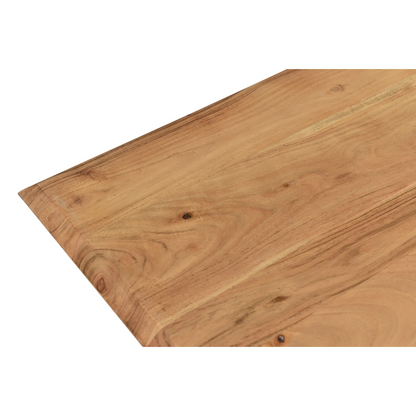 Solid Wood Angled Leg Bench