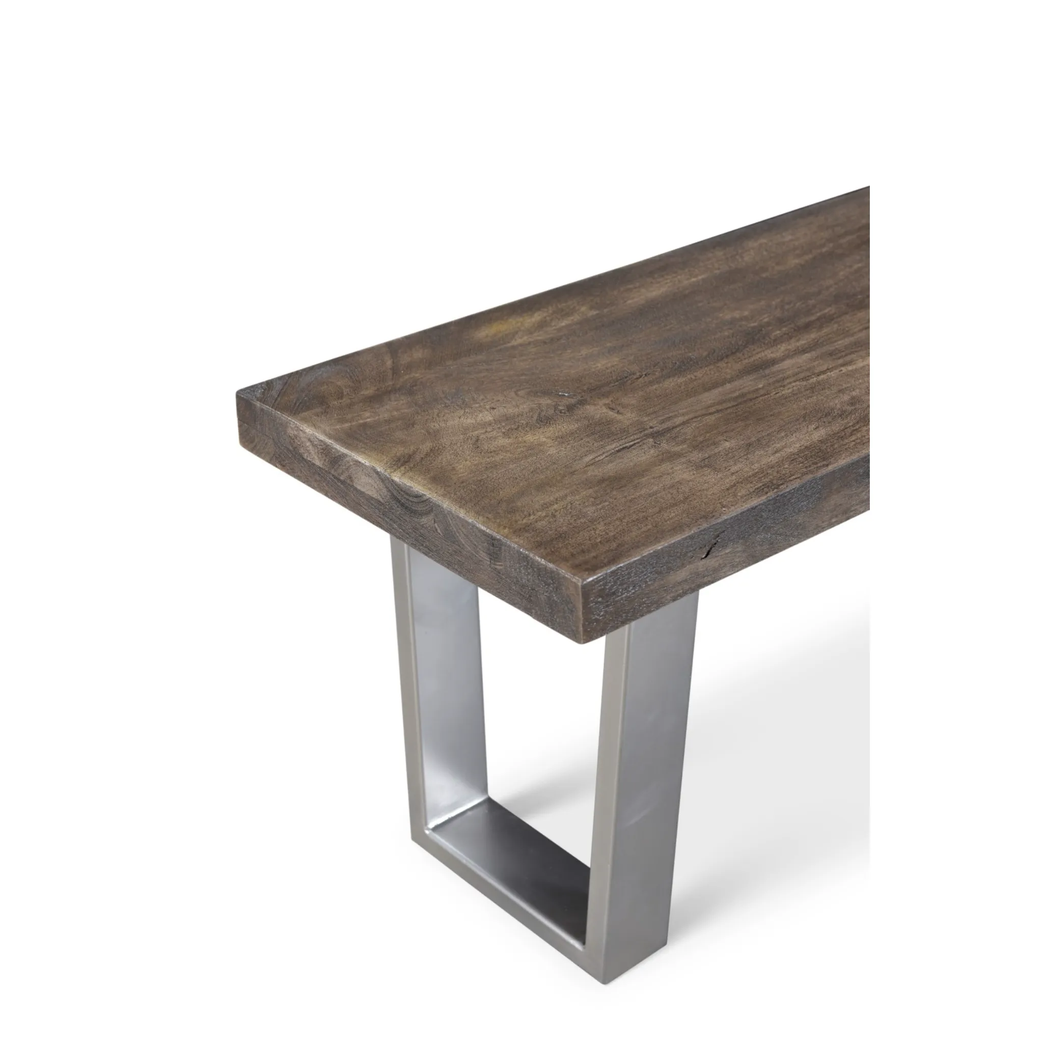 Lark Grey Mango Wood Bench