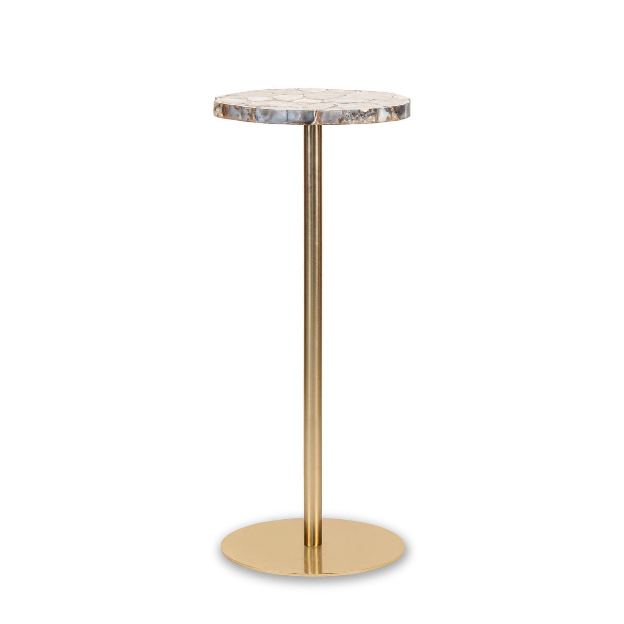 Coral Agate End Table