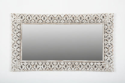 Carved Wooden Mirror