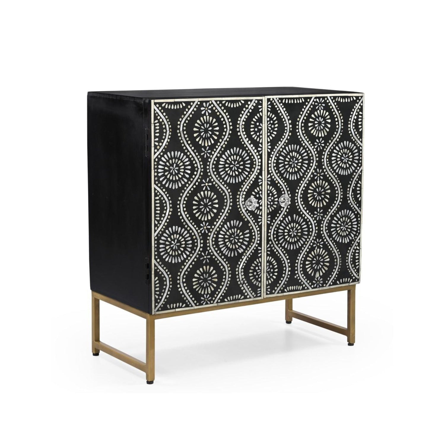 Sultan Bone Inlay Accent Cabinet