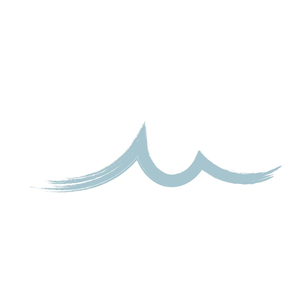 Waves of Blue Wallpaper
