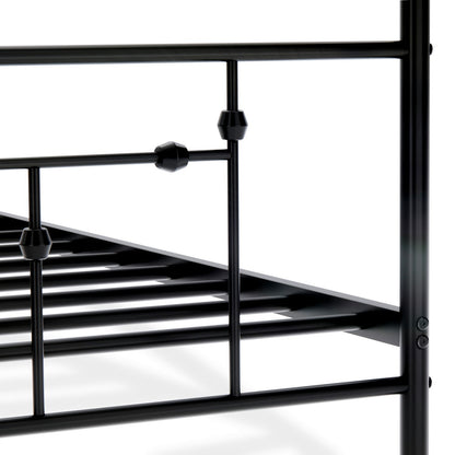 Anniston Queen Canopy Bed Frame - Black