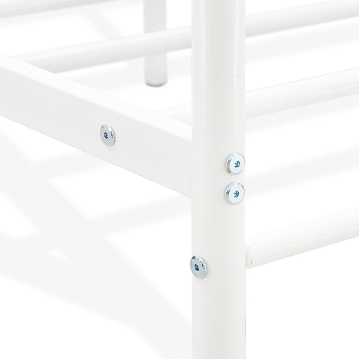 Anniston Queen Size Canopy Bed - White