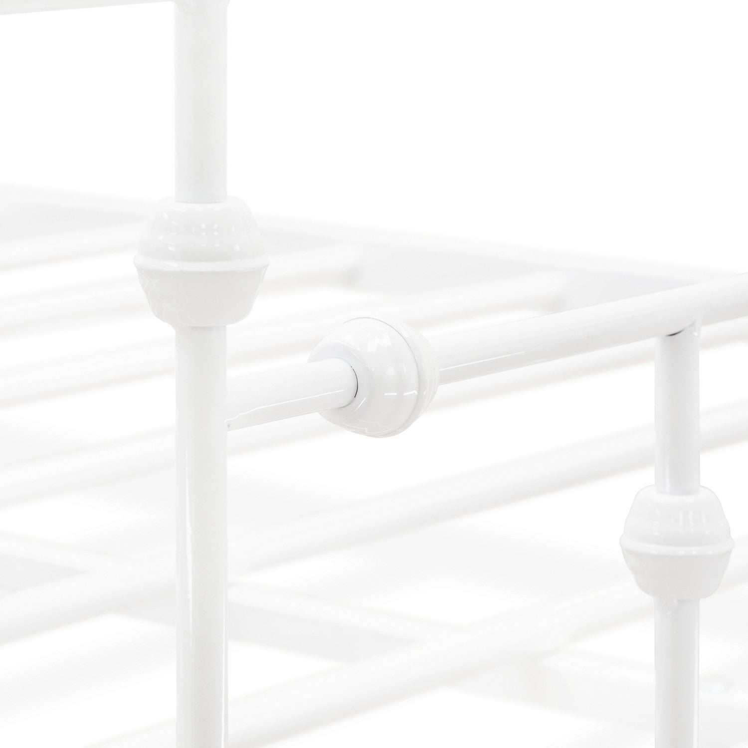 Anniston Queen Size Canopy Bed - White