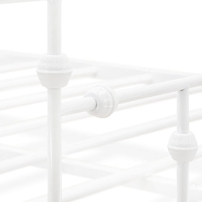Anniston Queen Size Canopy Bed - White