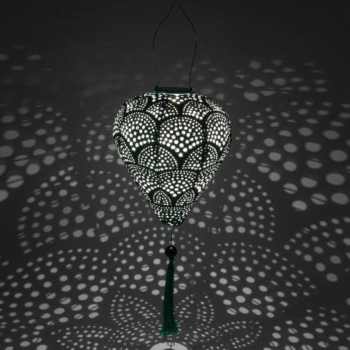 Soji Stella - Tassel Balloon - 10" Solar Lantern