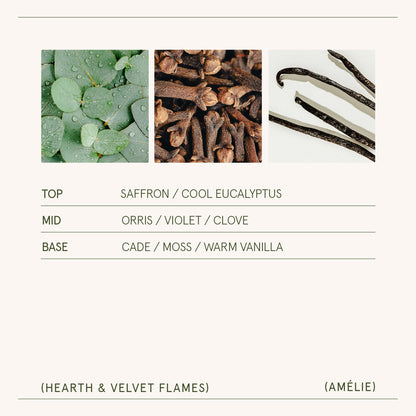 Amélie – Hearth &amp; Velvet Flames 11oz Candle