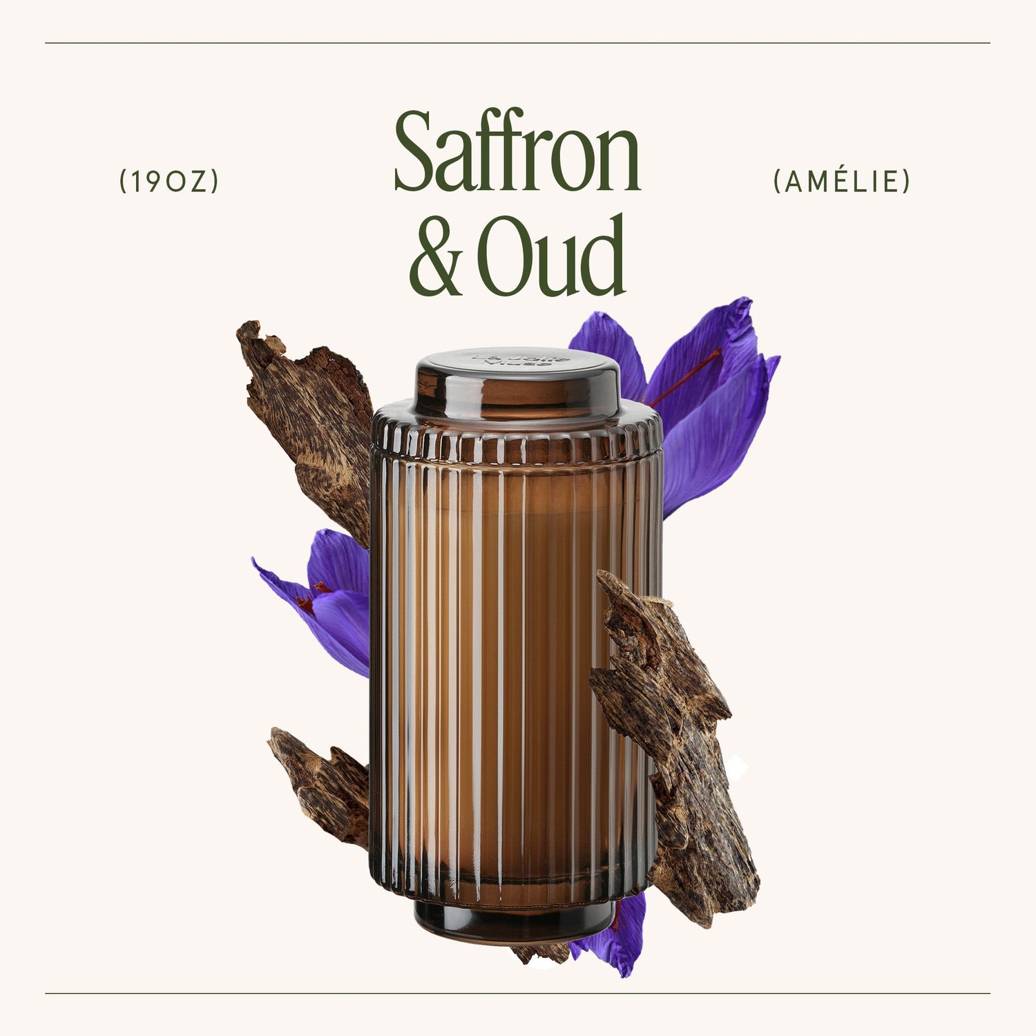 Amélie – Saffron &amp; Oud Candle