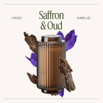 Amélie – Saffron &amp; Oud Candle