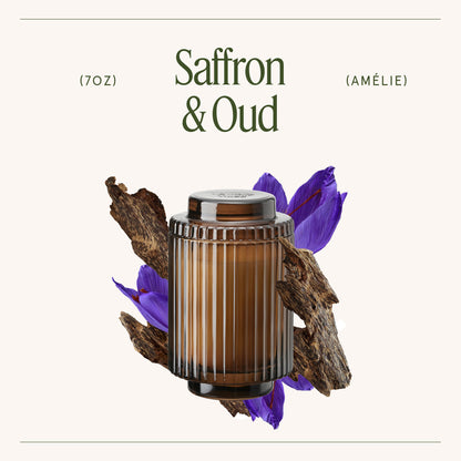 Amélie – Saffron &amp; Oud Candle