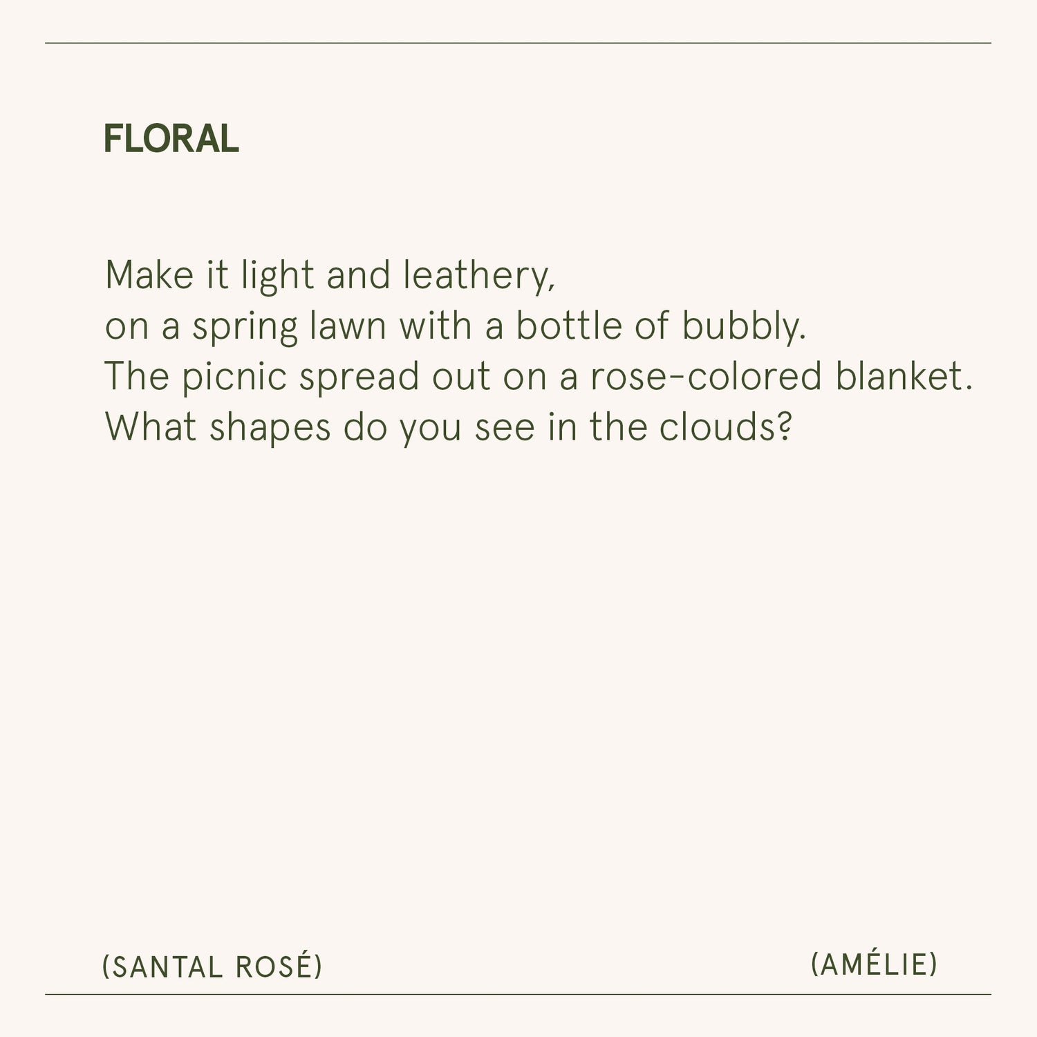 Amélie – Santal Rosé Candle